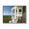 Stupell Industries Americana Cottage Porch Realistic Coastal Painting Framed Wall Art